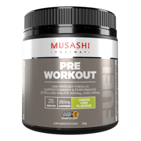 Pre-Workout 225g Lemon Lime Musashi