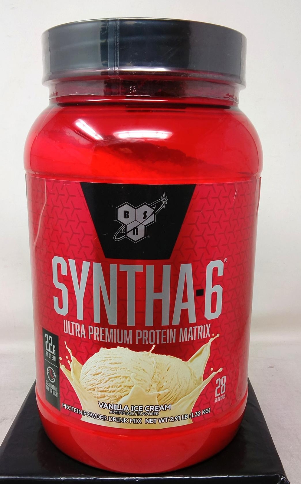 BSN Syntha-6 Ultra Premium Protein Powder, Vanilla Ice Cream, 2.91lb – Exp. 6/26