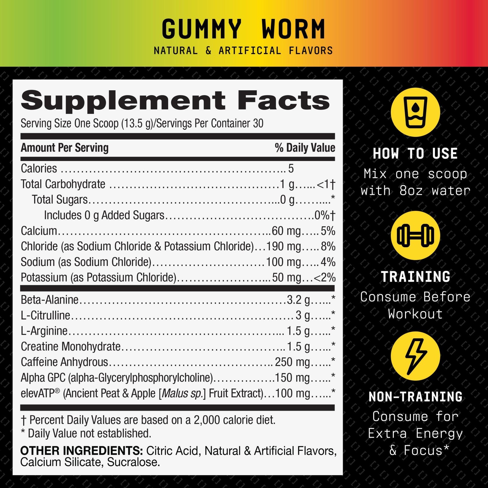 Beyond Raw LIT Origin Pre Workout Powder, Watermelon, for Men & Women