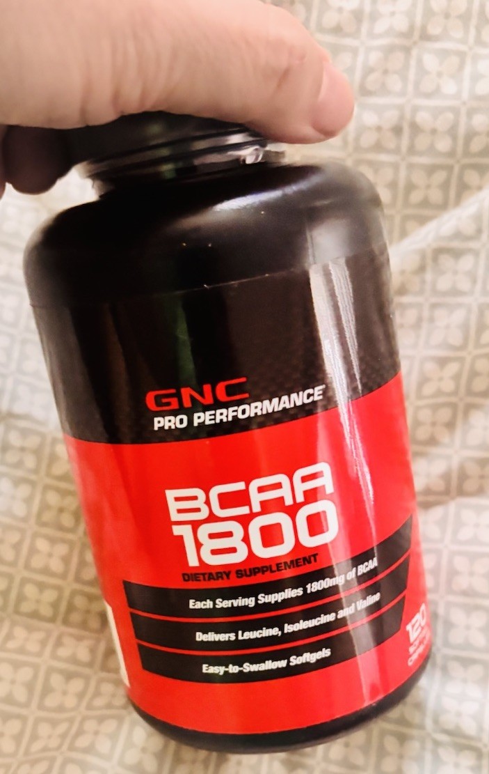 GNC Pro Performance BCAA 1800 Dietary Supplement, 120 gels 11/2026