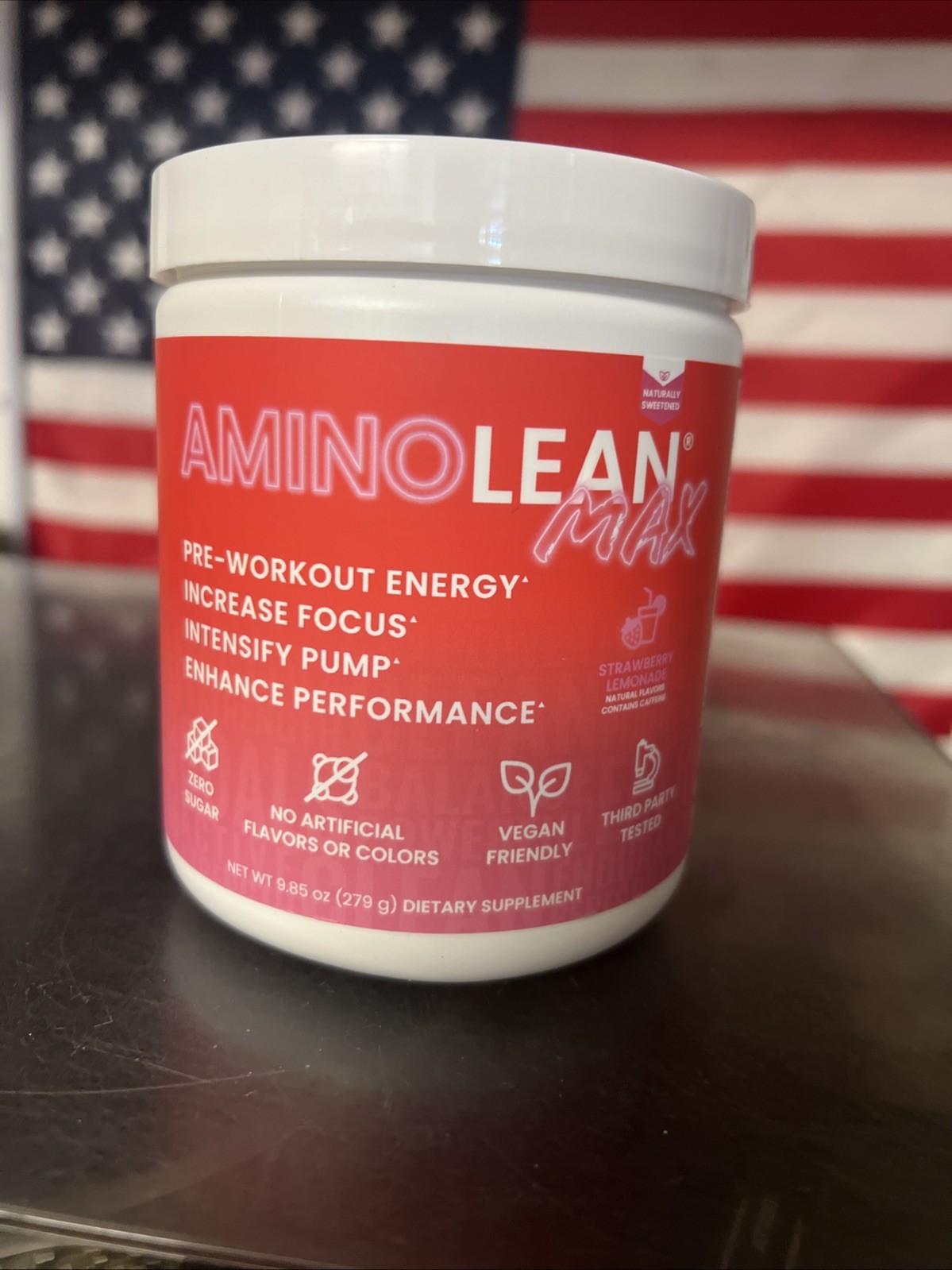 RSP Nutrition AminoLean MAX Pink Lemonade Pre-Workout Energy