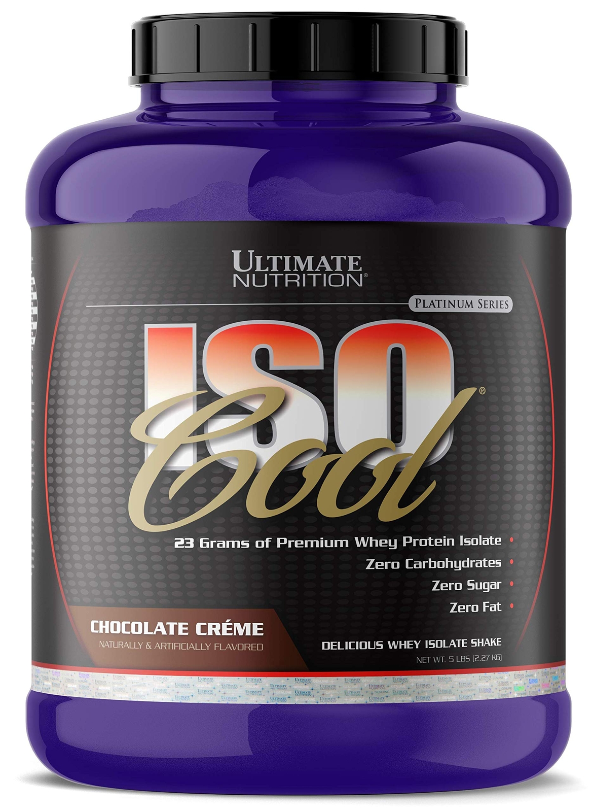 Ultimate Nutrition ISO Cool Whey Isolate Protein Powder – Keto-Friendly – Sugar