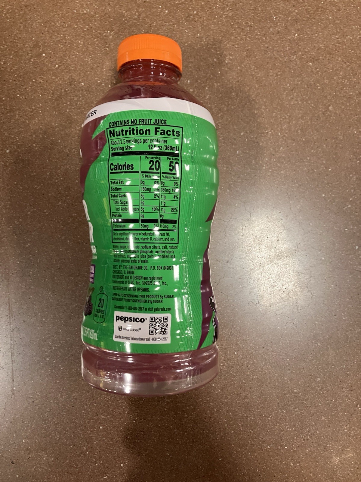 Gatorade Lower Sugar Fruit Punch 28oz Bottle Limited Edition Hydration Drink