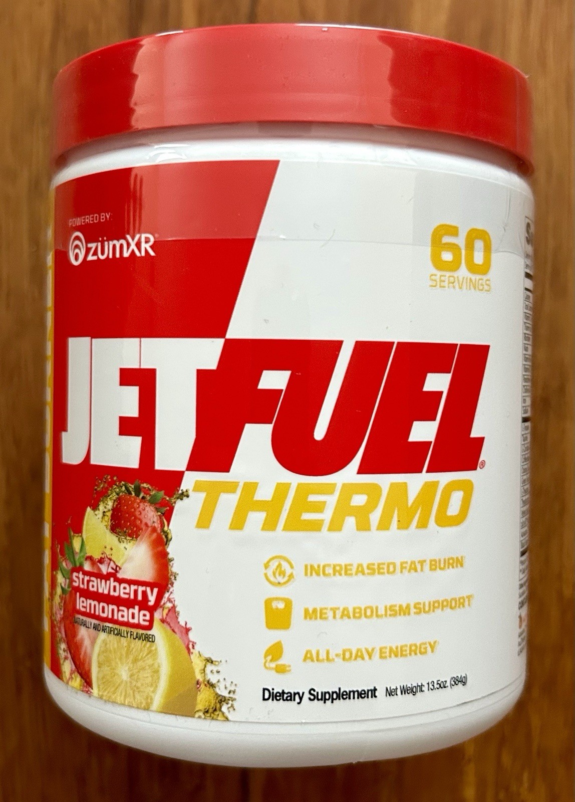 NWT GAT JETFUEL THERMO FAT BURNER! STRAWBERRY LEMONADE! 60 SVG! 6/27! FREE SHIP!