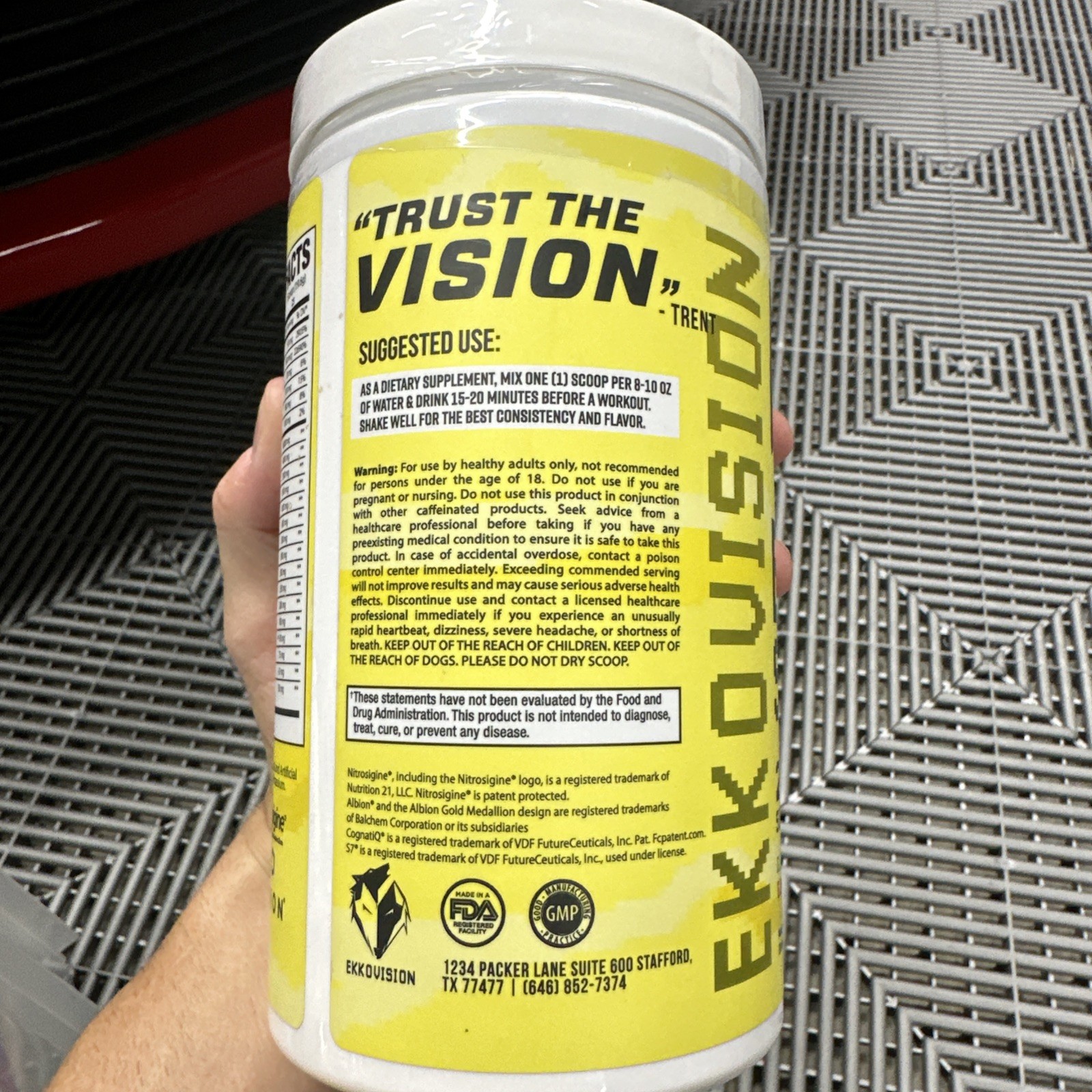 Ekkovision Bax Shots Preworkout 50 Servings exp 5/25