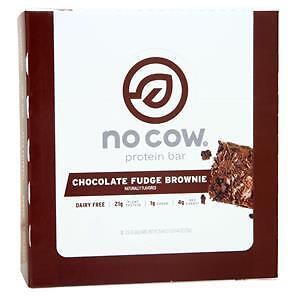 D’s Naturals No Cow Protein Bar Chocolate Fudge Brownie 12 bars