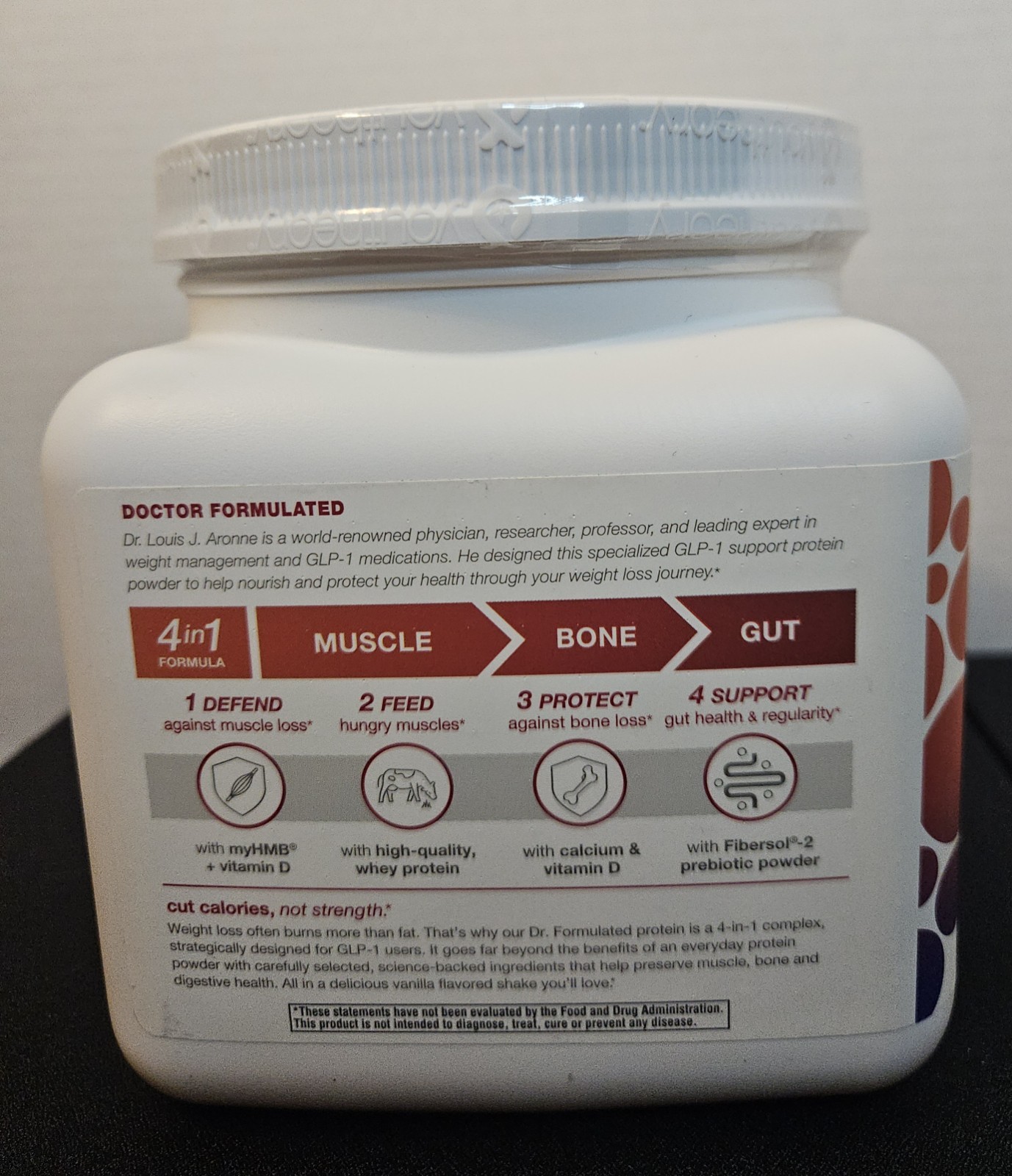 Youtheory Doctor Formulated Muscle Guard Protein Support 17.1oz Vanilla