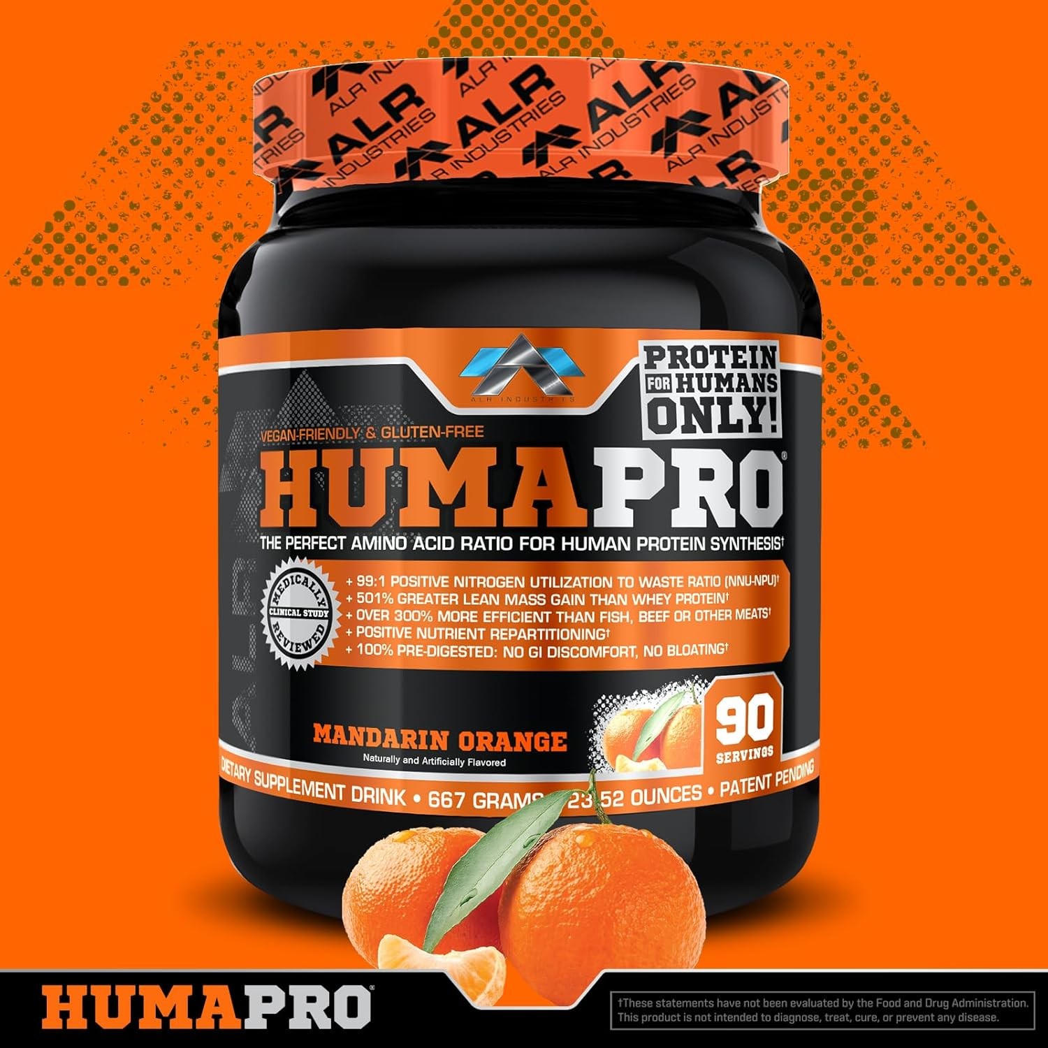 Humapro | Amino Acids Protein Matrix for Humans | 99% 90 Servings (Pack of 1)