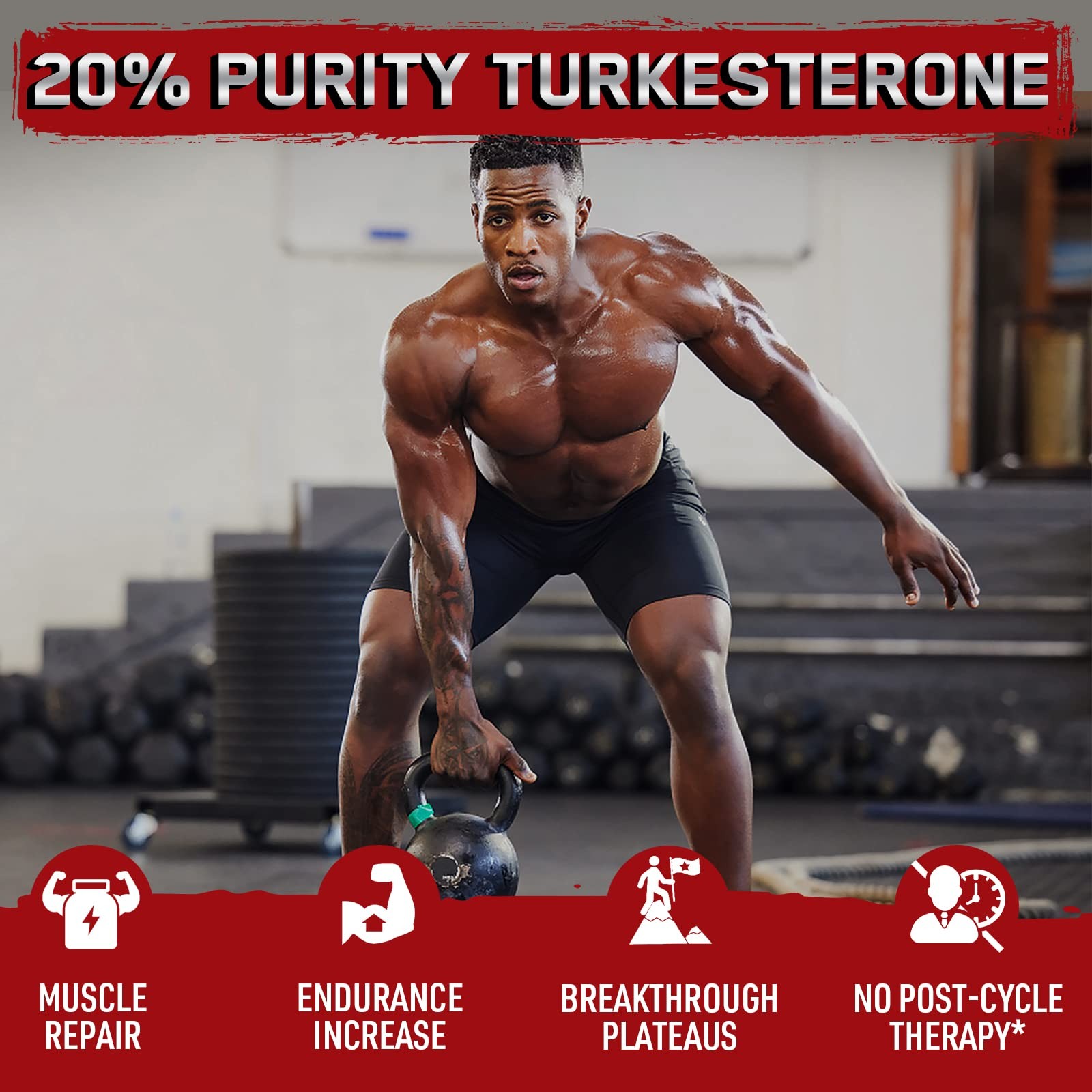 1400mg Beta Ecdysterone and Turkesterone Supplements, Maximized 98% Beta Ecdy…