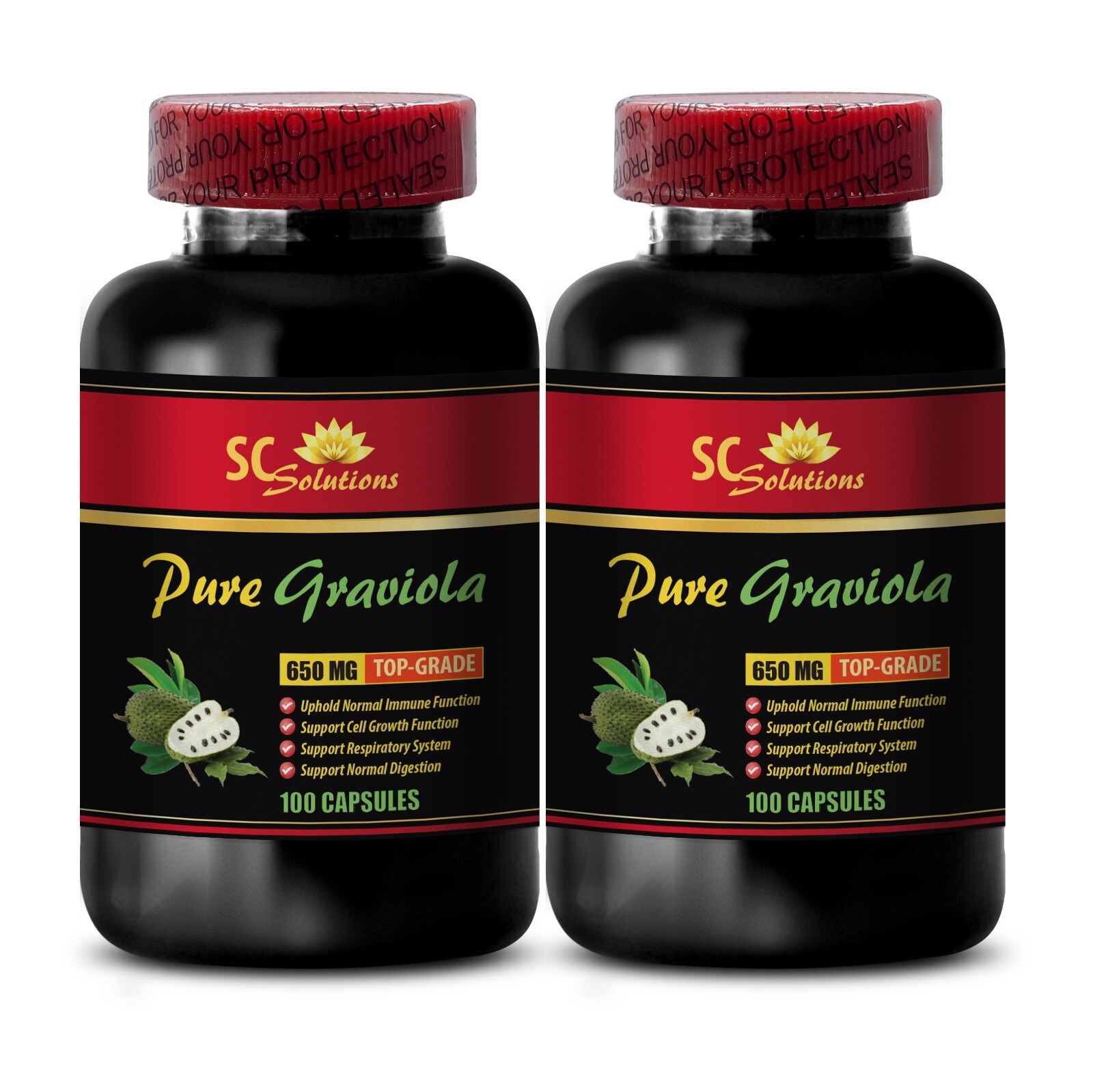 graviola organic powder – PURE GRAVIOLA EXTRACT – Immune defense – 2 Bottles