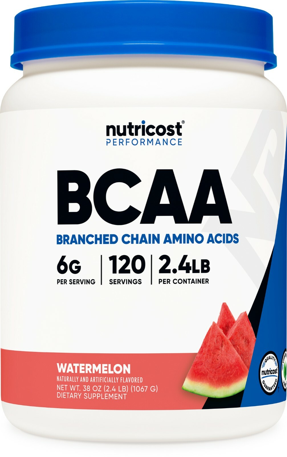 Nutricost BCAA Powder 2:1:1 – 120 Servings (Watermelon)