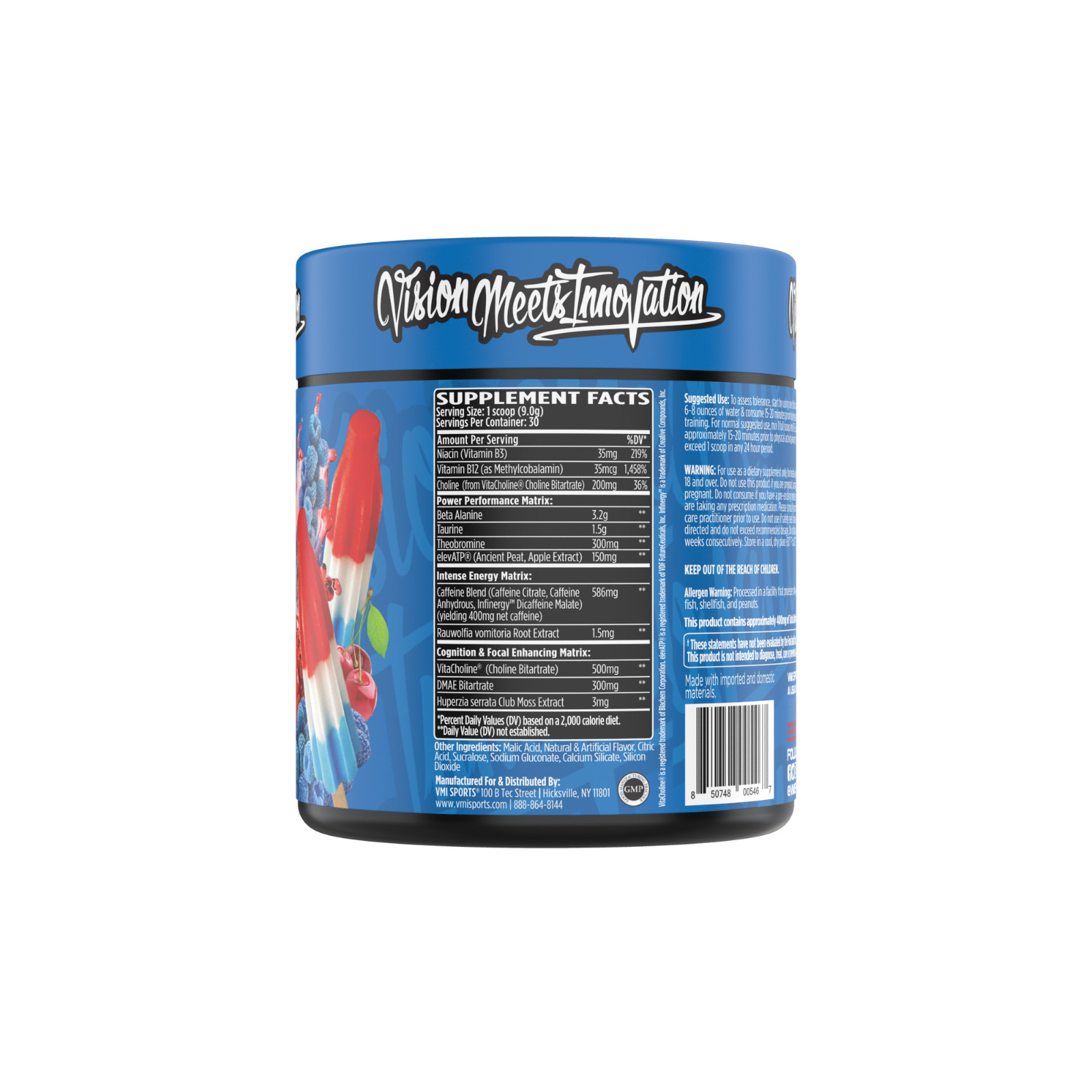 VMI Sports® KXR Best Pre-Workout Supplement – Patriot Pop