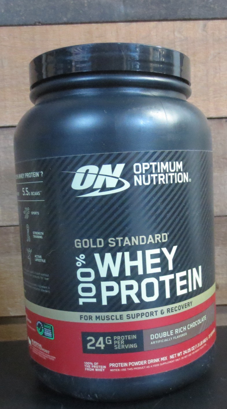 Optimum Nutrition Gold Standard 100% Whey Protein Powder – Double Rich Chocolate