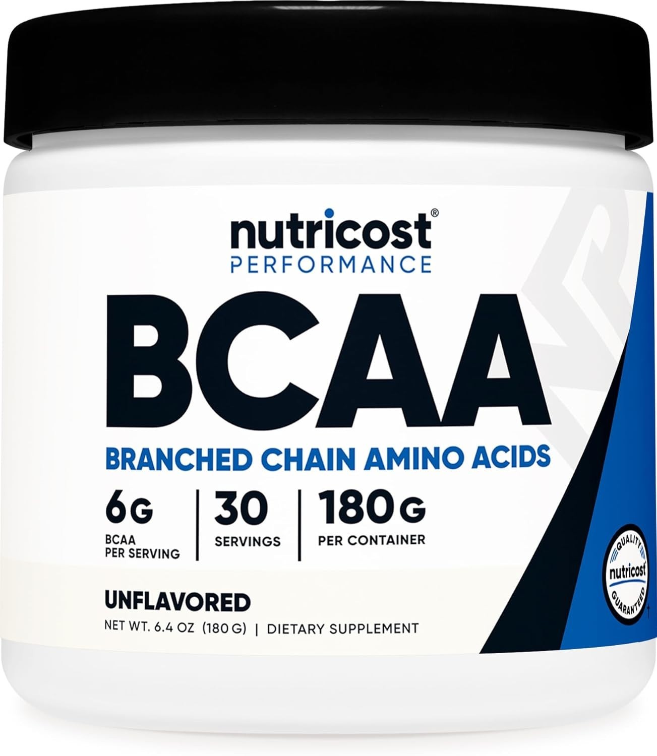 BCAA Powder 6.35 Oz – Optimal 2:1:1 Ratio, Non-GMO, 30 Servings for Performance