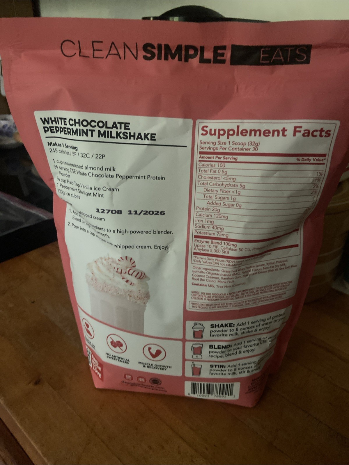 Clean Simple Eats Whey Protein Powder