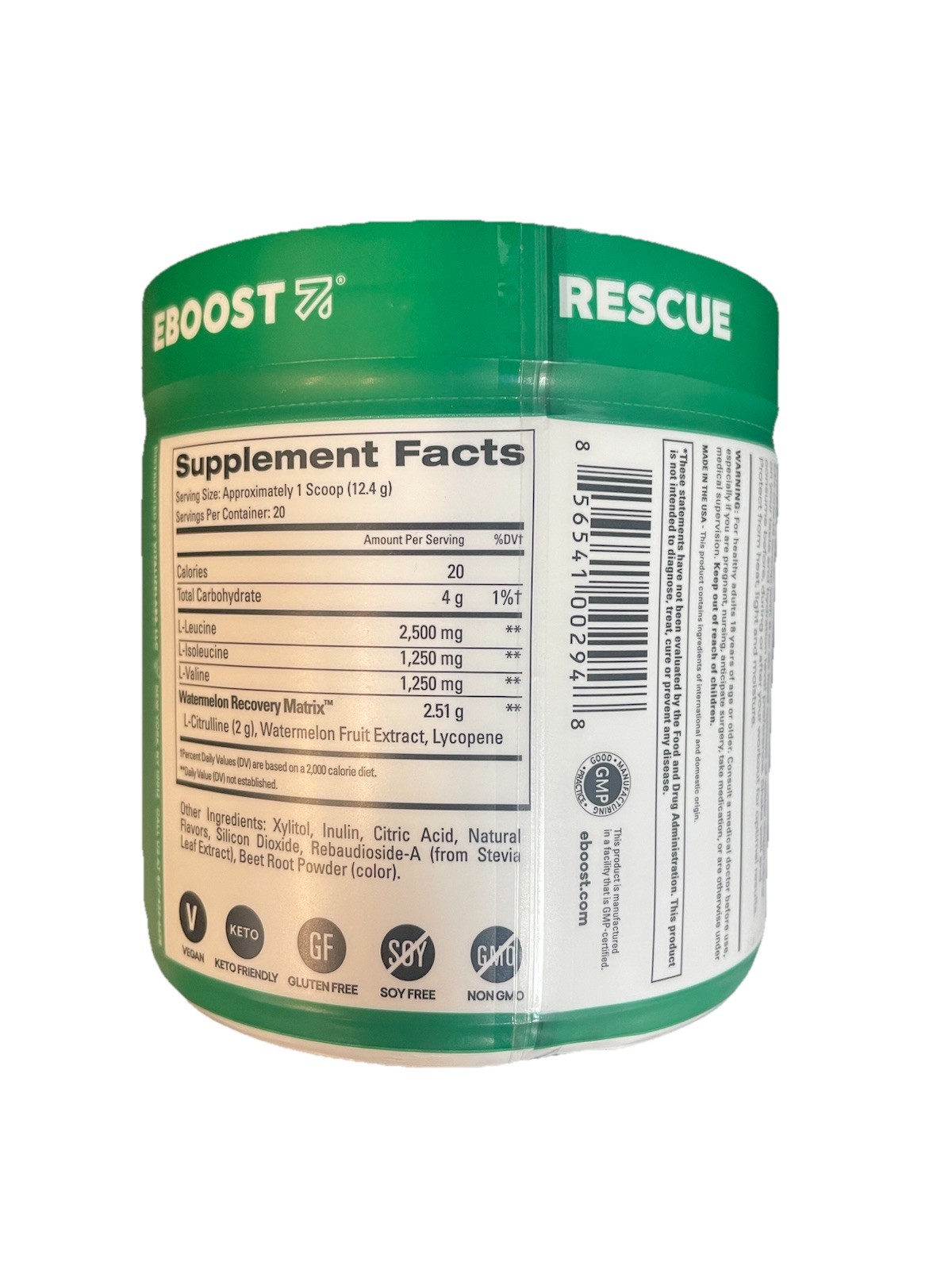 Eboost Post-Workout Watermelon Rescue Tub 8.74 oz