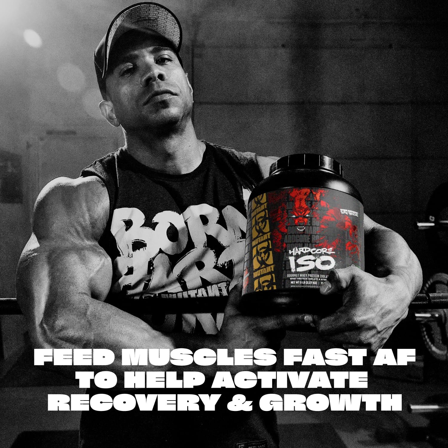 Mutant Hardcore ISO Whey Protein Isolate Powder Acts Fast to Help Recover, Bu…