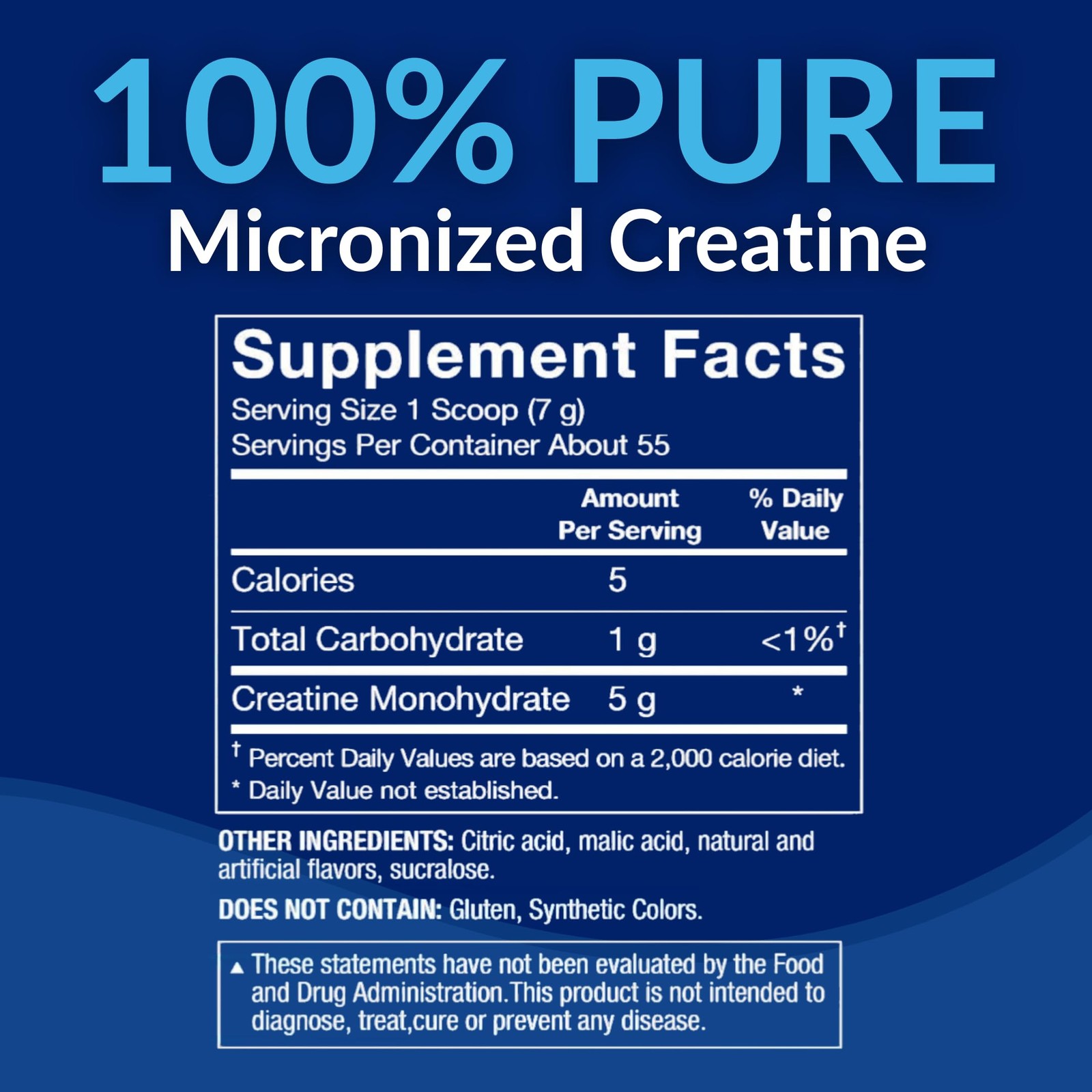 BodyTech 100% Pure Creatine Monohydrate 55 Servings (Pack of 1), No Color