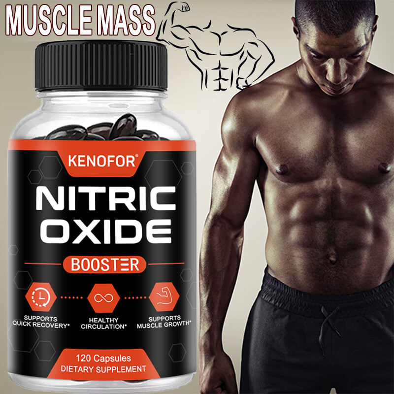 Nitric Oxide Booster w/ L-Arginin 1500mg-Muscle Pump,Endurance&Energy enhancer