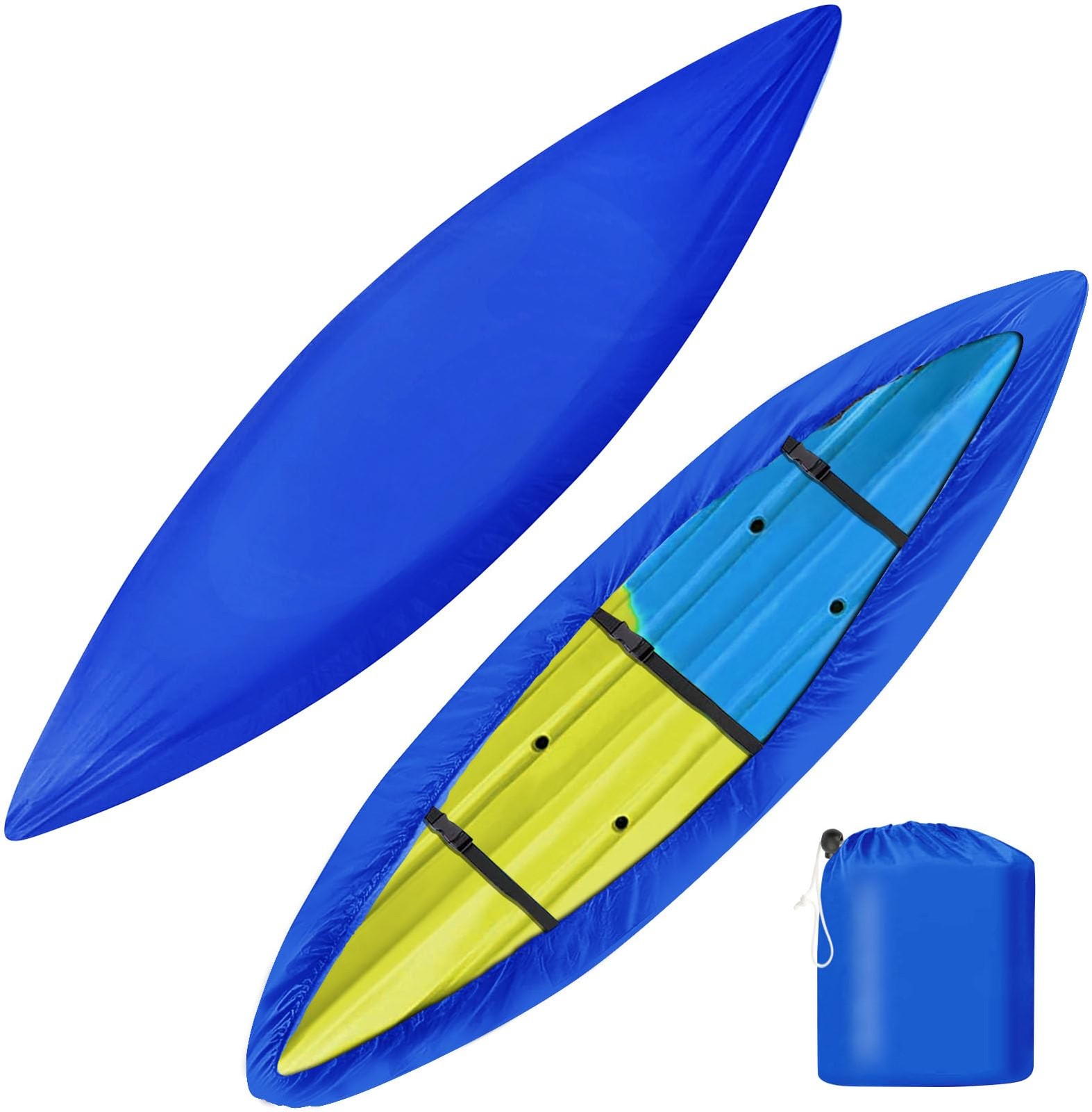 i Cover Kayak Canoe Boat Cover Heavy Duty Waterproof UV Resistant Storage