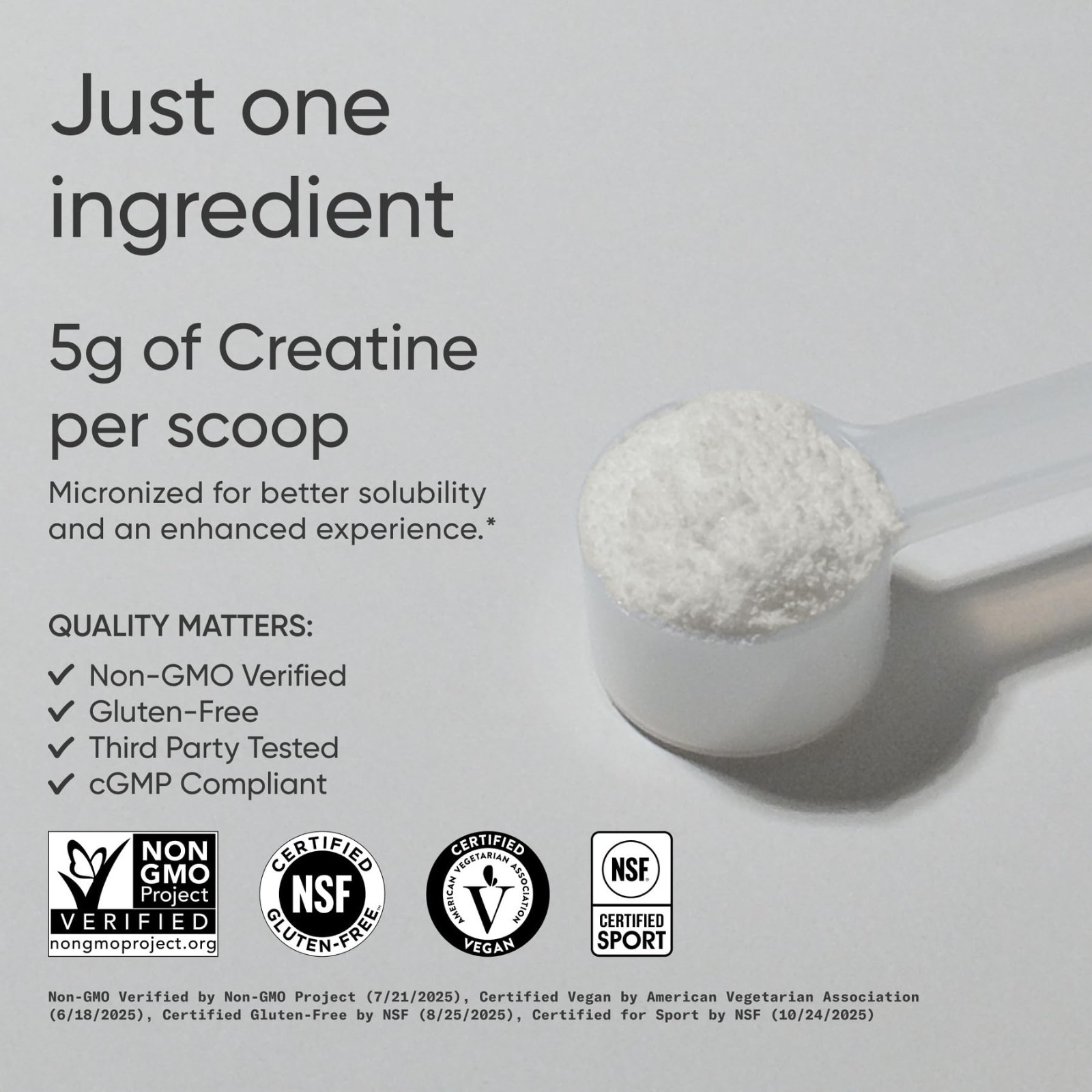 Creatine Monohydrate Powder – Gain Lean Muscle, Boost Performance, 90 Servings