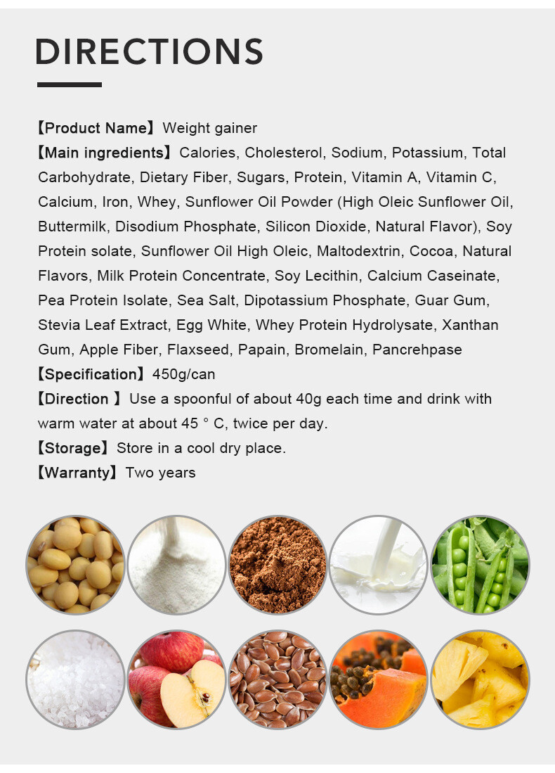 High-Quality Weight Gainer Powder – Efficient Muscle Building Supplement