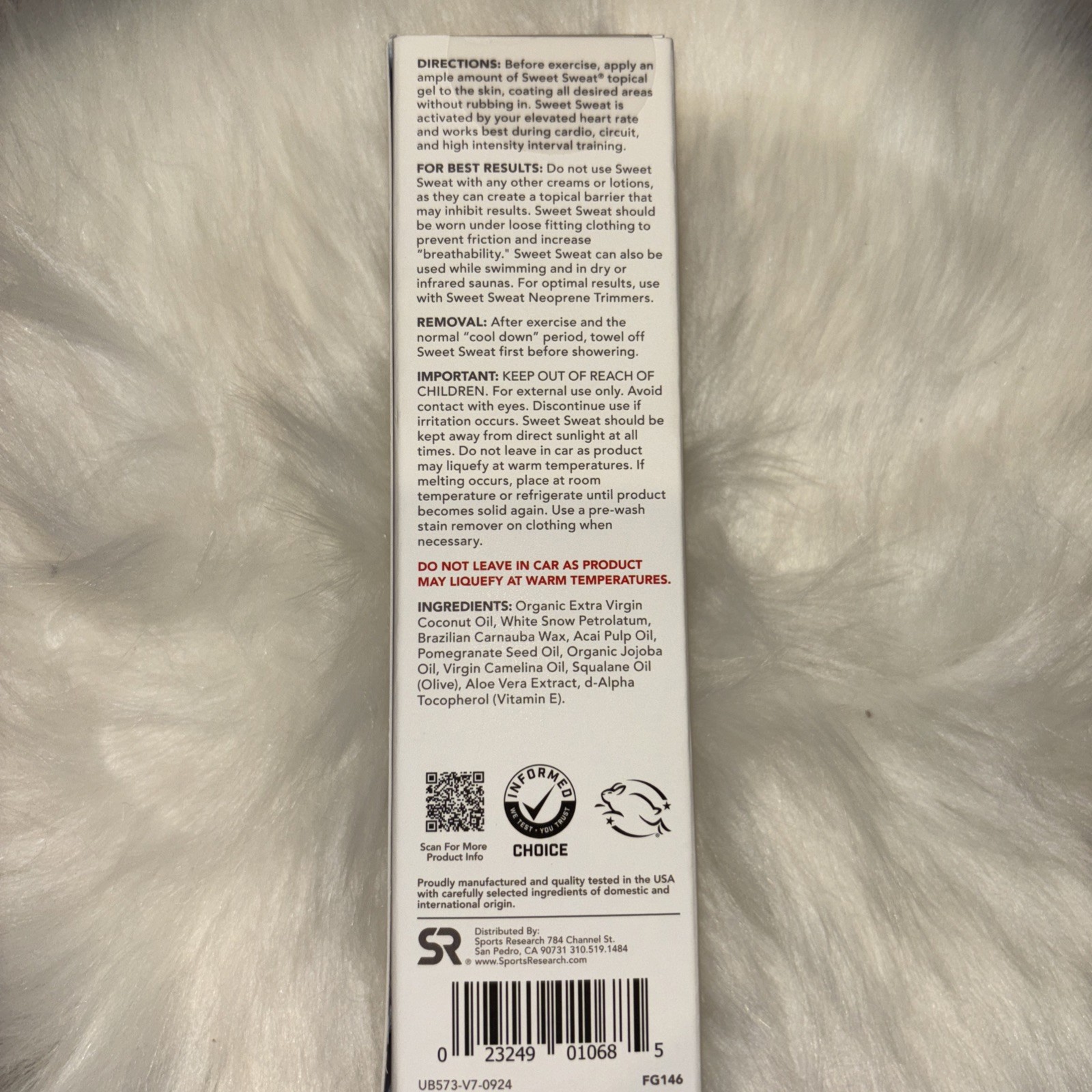 Sweet Sweat®, Workout Enhancer, Coconut, 6.4 oz (182 g)