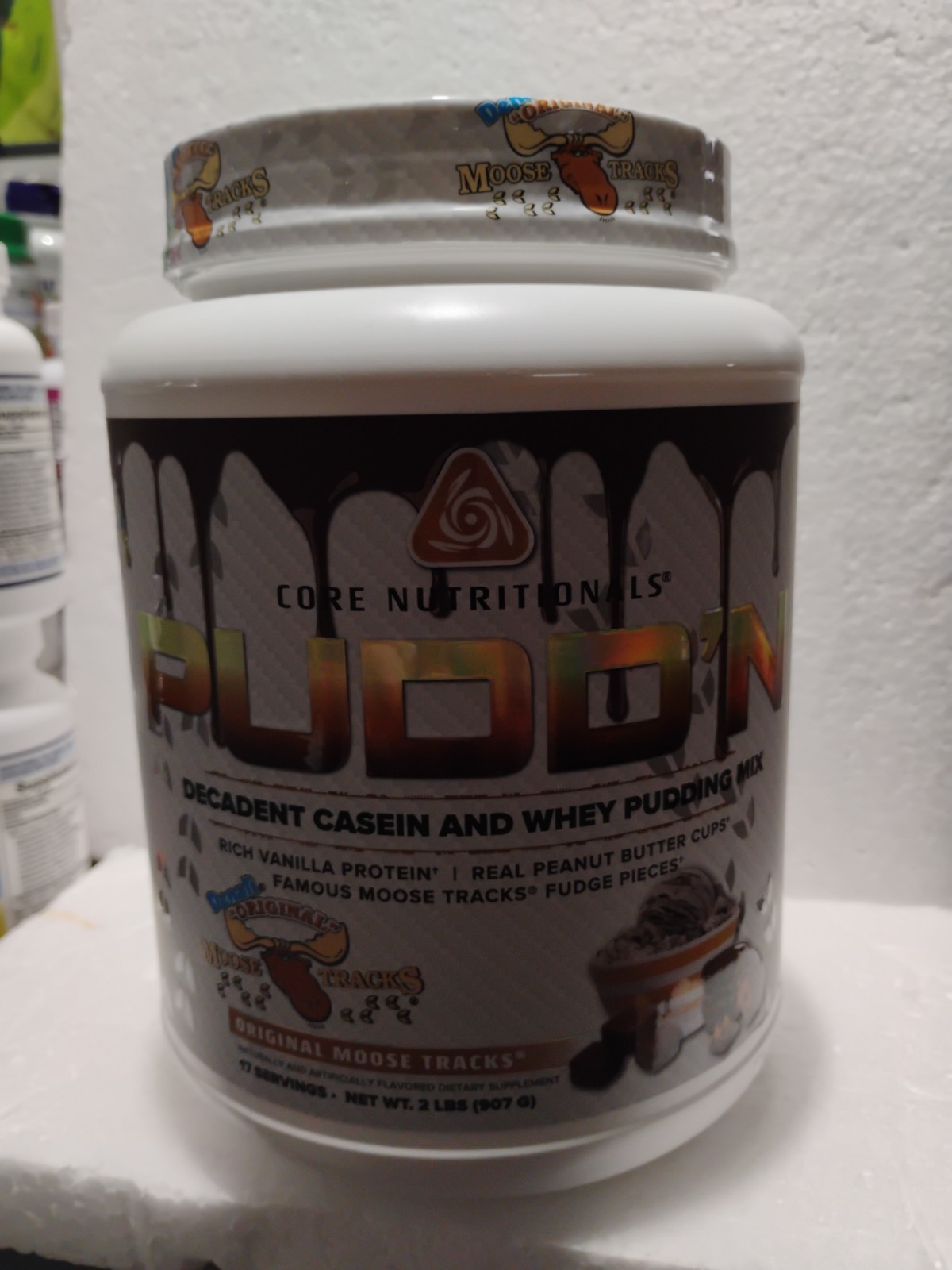 Core Nutritionals Pudd’n, Decadent Protein Pudding Mix, 2 Lbs Tub BB 05/27