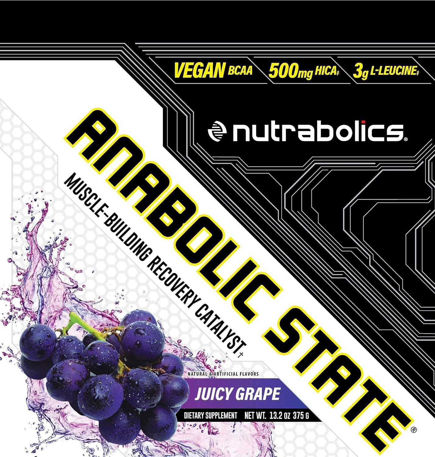 Dietary Supplement Anabolic State Juicy Grape 375G (30 Servings)