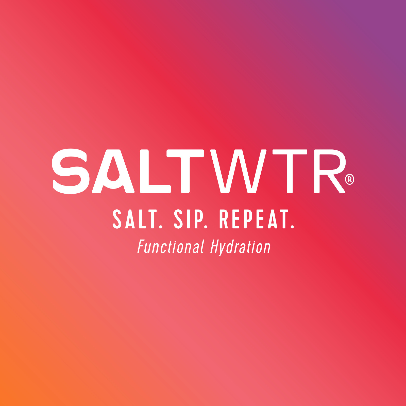 SaltWTR Functional Clean Electrolyte Hydration Drink Mix – Variety 20 Pack