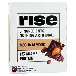 Rise Bar Rise Protein Bar Mocha Almond 12 bars