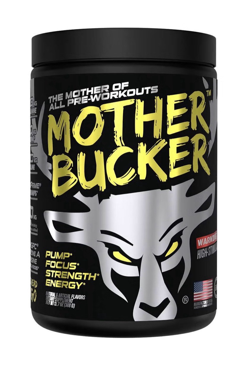 Bucked Up Mother Bucker Stim Pre-Workout Pump, Focus, Strength Mango