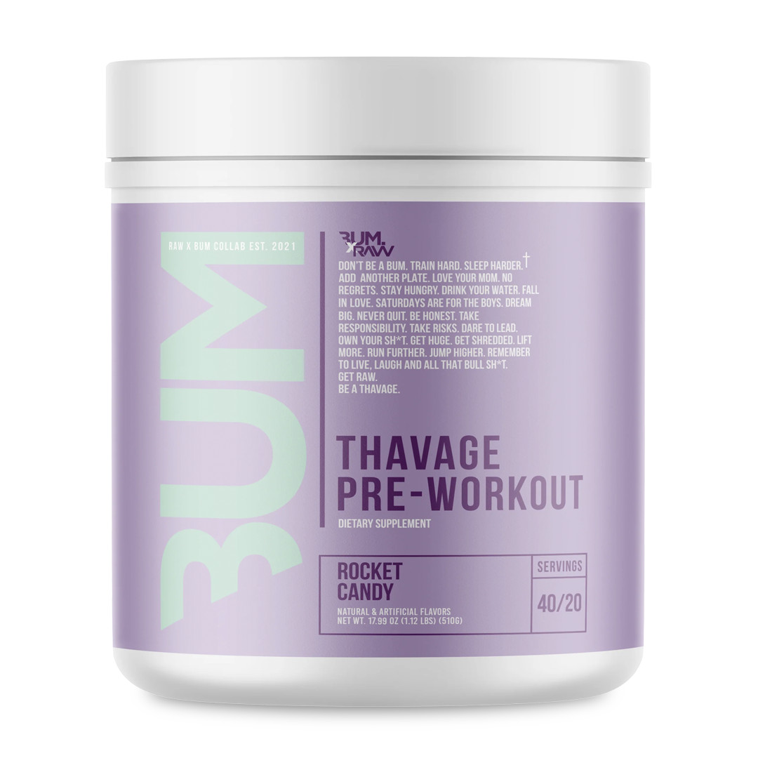 Raw Nutrition x CBUM Thavage Pre-Workout – Energy, Focus & Performance Booster