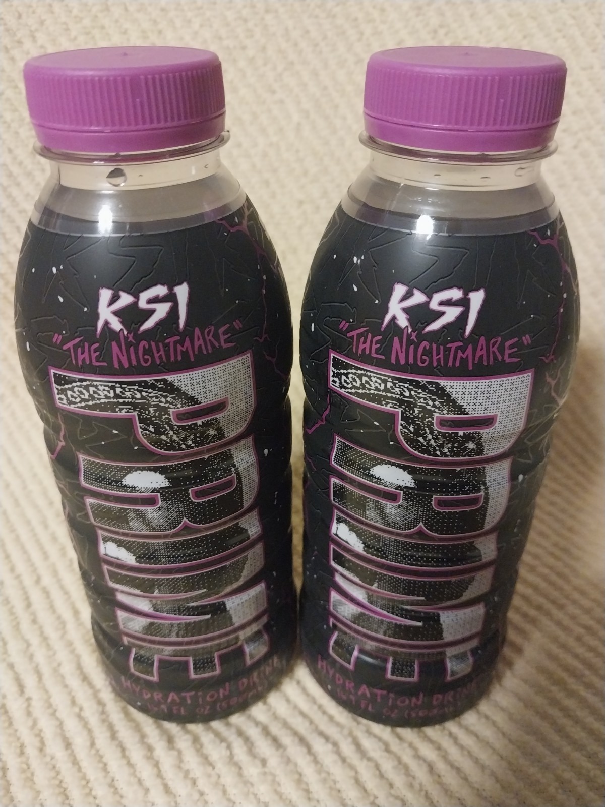 KSI “The Nightmare” PRIME Hydration Drink Strawberry Cream 2Pack Sealed