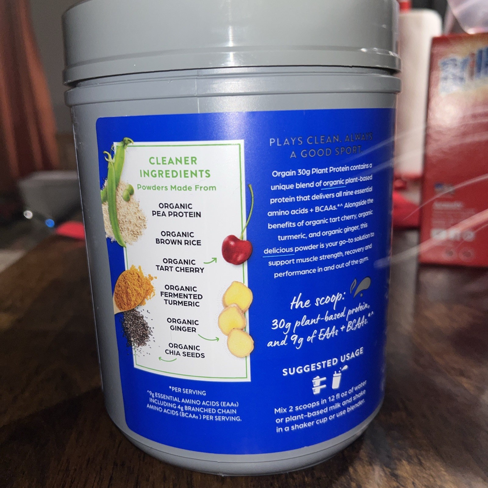 Orgain 30 G Plant Protein Complete Protein Powder 20.2 Ounces