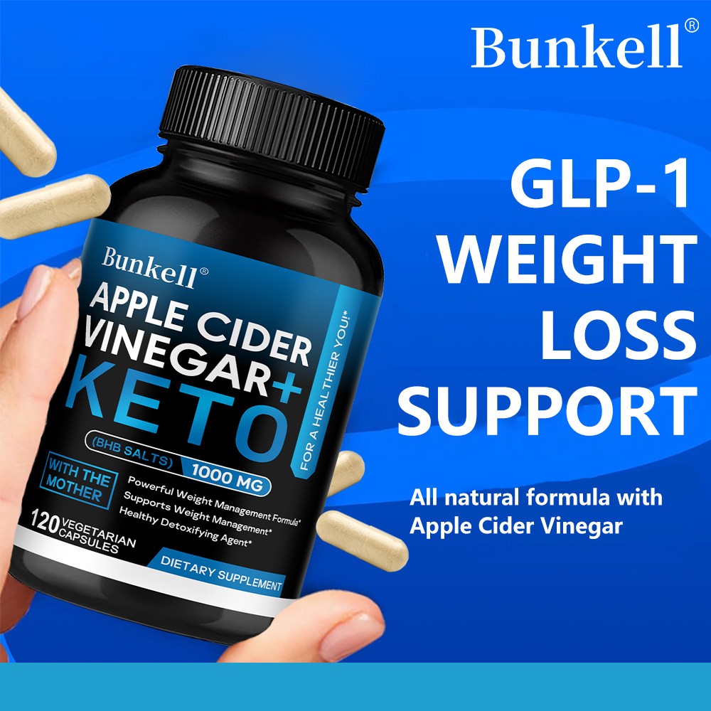 Apple Cider Vinegar BHB Salts Supplement Diet Pills Unisex Support Appetite