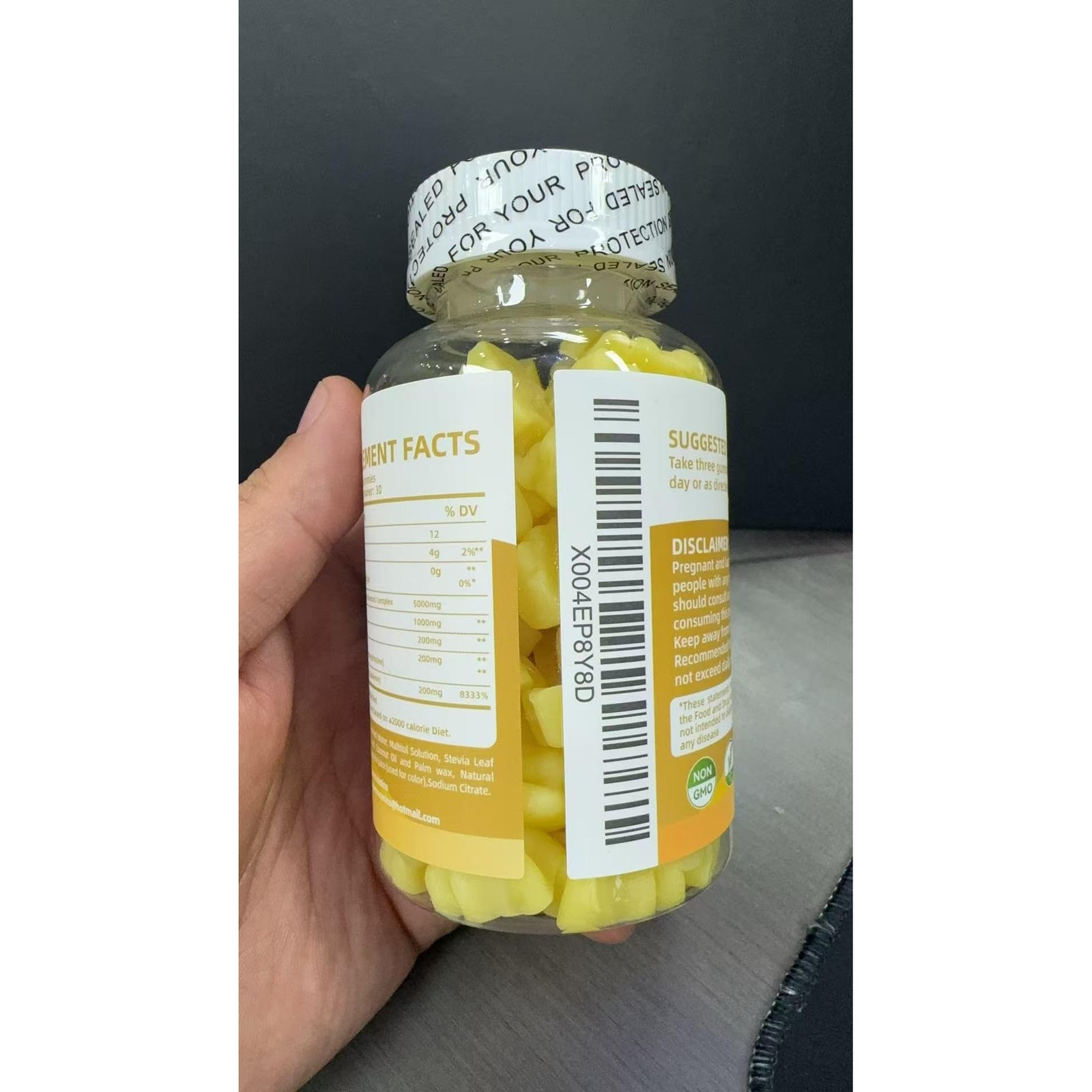 Creatine Monohydrate Gummies Complex for Men & Women -Advanced Formula W/L-Tauri