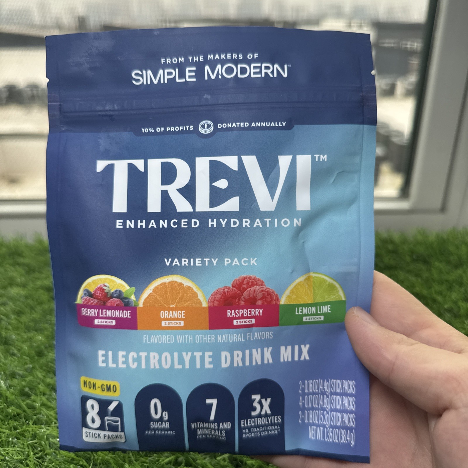 Trevi Enhanced Hydration Variety Pack 8 Count, Sealed