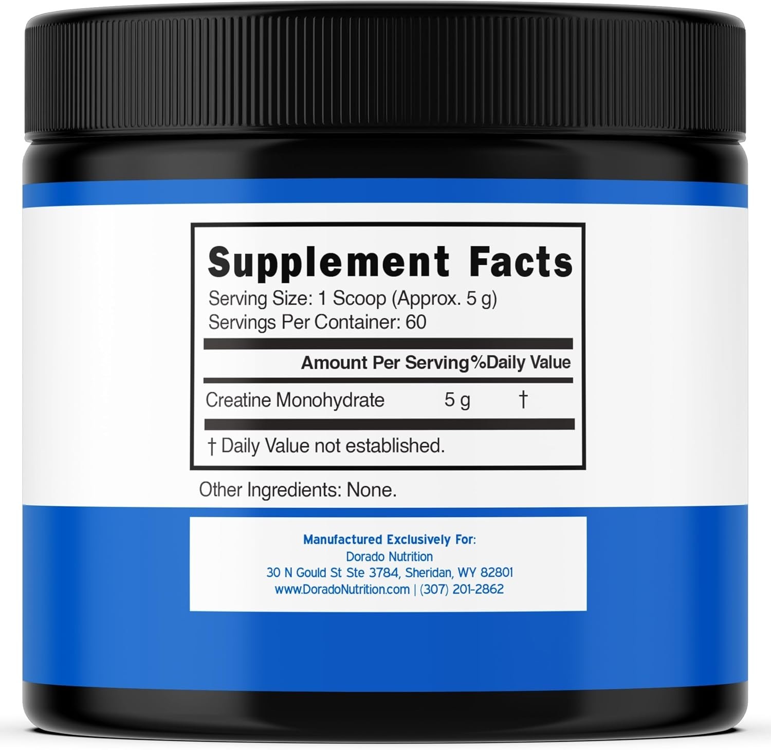 Creatine Monohydrate Powder Muscle Gain 5000mg Per Serv (5g) Made in USA