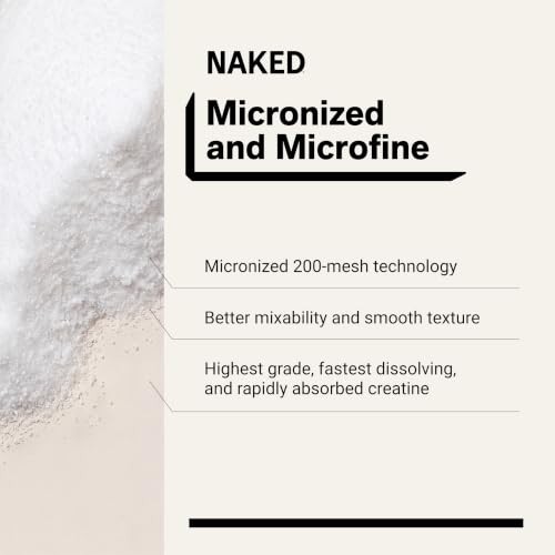 Creatine Monohydrate Powder 500g Pure Micronized Unflavored Bulk