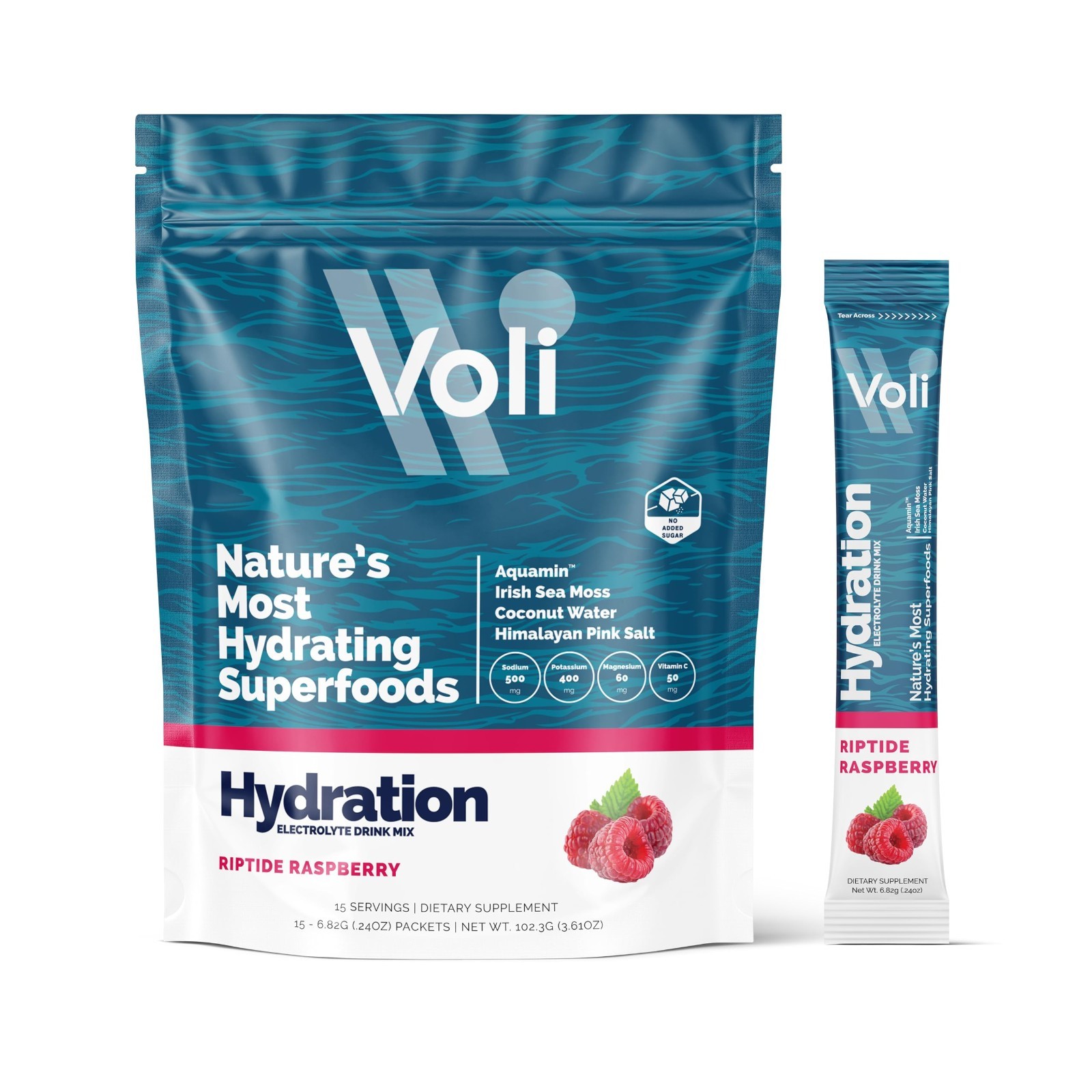 Electrolyte Drink Mix Packets | Sugar-Free Hydration Powder | Keto & Fasting Fri