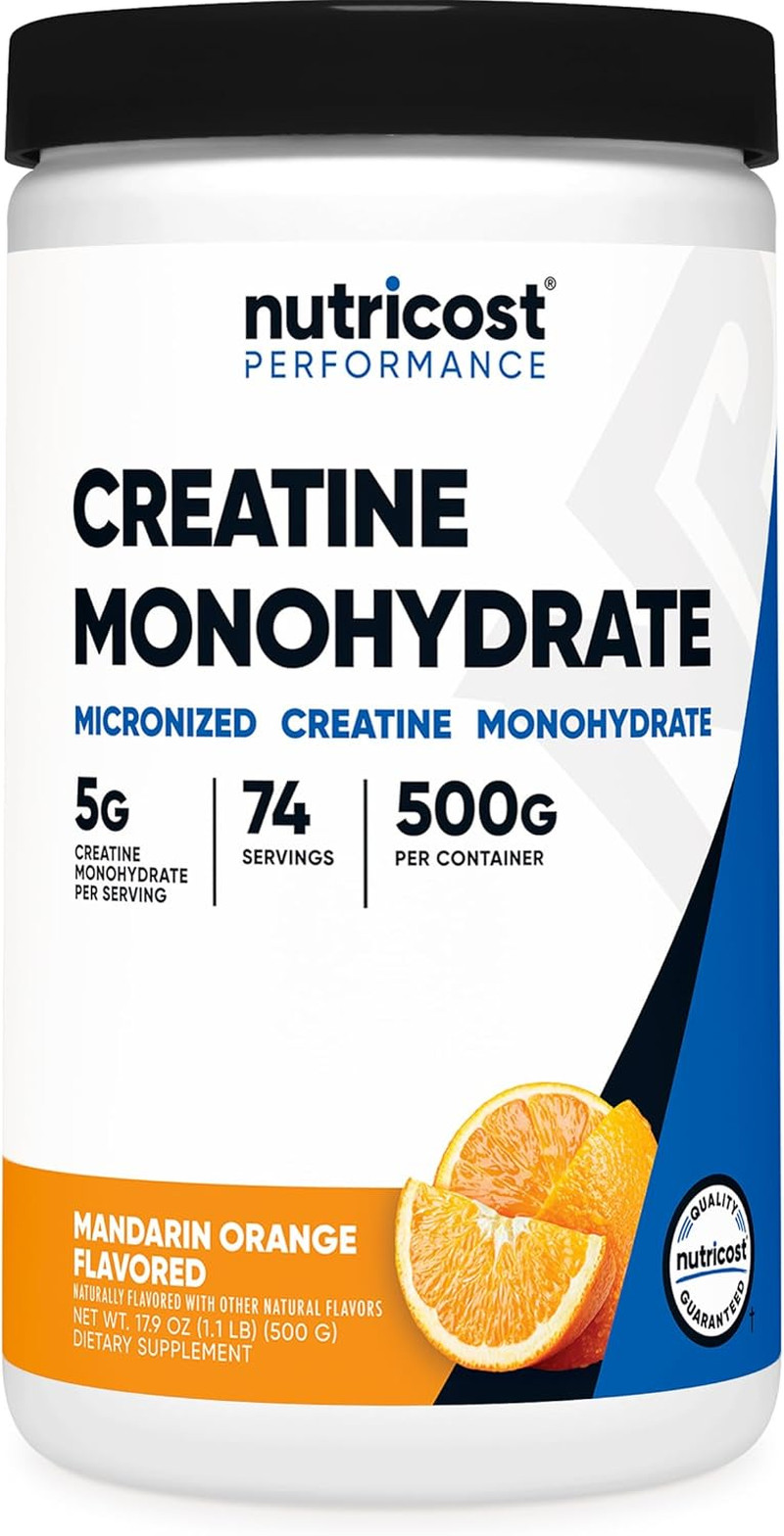 Creatine Monohydrate Micronized Powder 500G, 5000Mg per Serv (5G) – 100 Serving