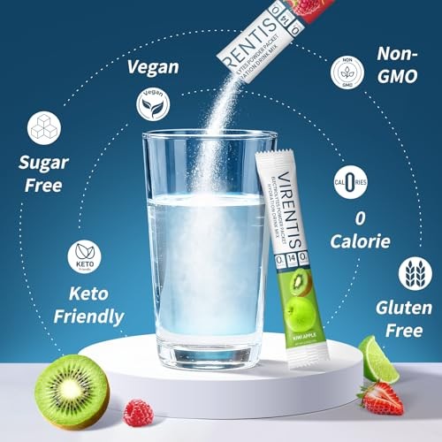 16 Sticks Electrolytes Powder Packets Sugar 2 Ounce (Pack of 1) Variety Pack