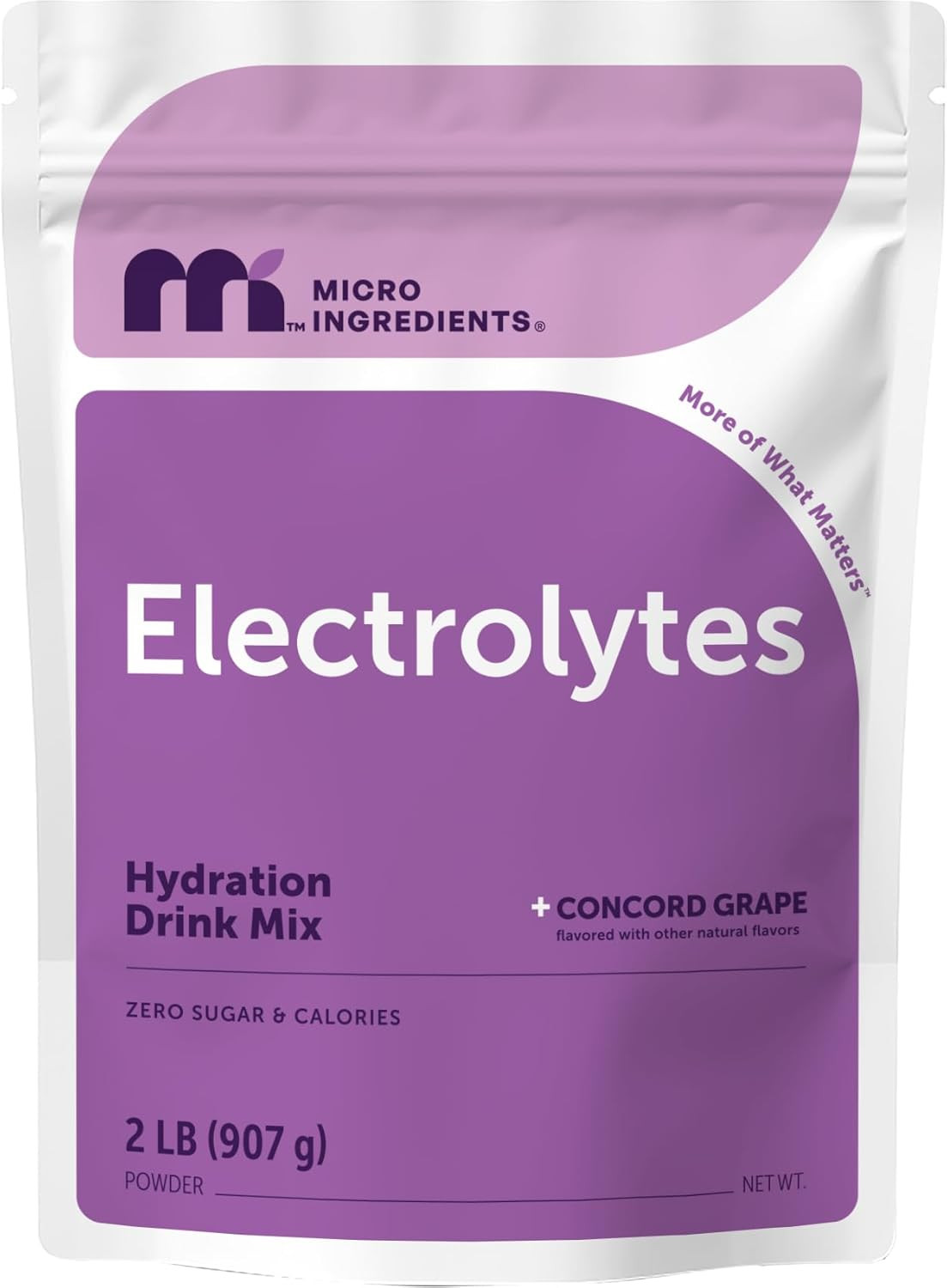 Electrolytes Hydration Drink Mix, 2Lb (139 Servings) | Low Sodium | Keto & No Su