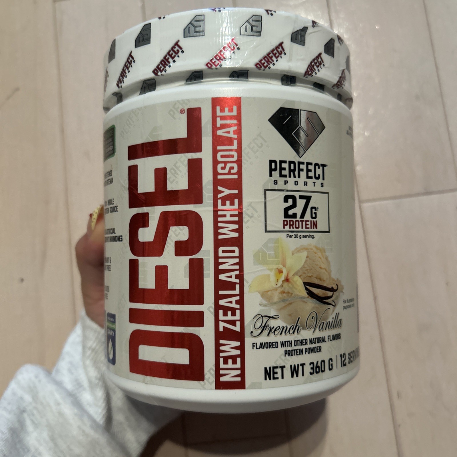 PERFECT SPORTS Diesel New Zealand Whey Protein Isolate French Vanilla 360g NEW