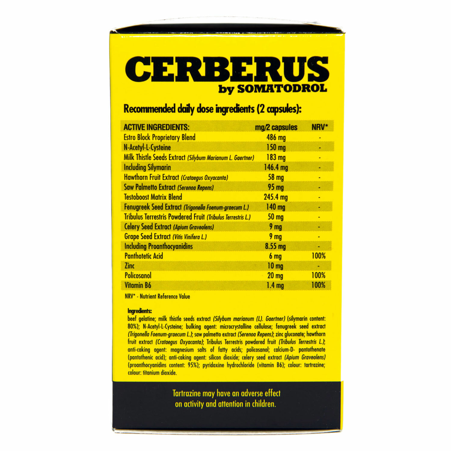 CERBERUS PILLS- Proffesional Testosterone Booster – Muscle Mass Growth Stimulant