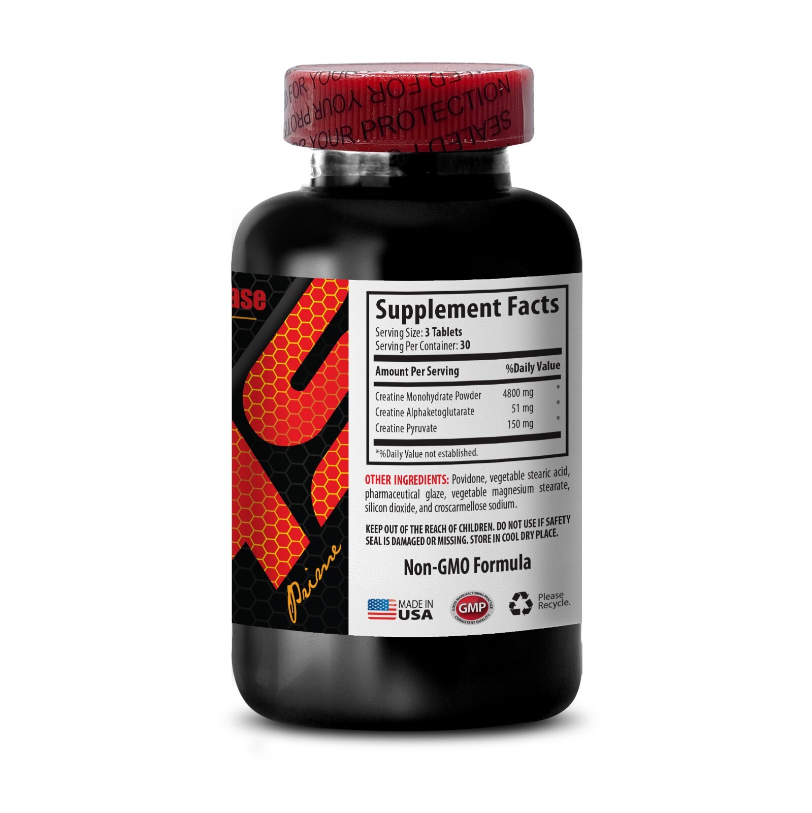 Blend Creatine Monohydrate – CREATINE 3X – Enhanced 3 Bottle 270 Tablets