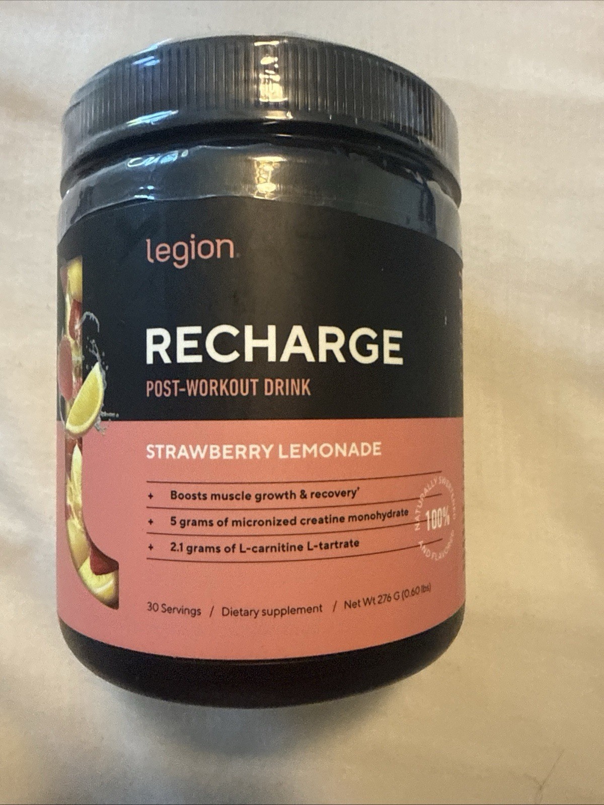LEGION Recharge Post Workout Drink – Micronized Creatine Monohydrate Natural Pos