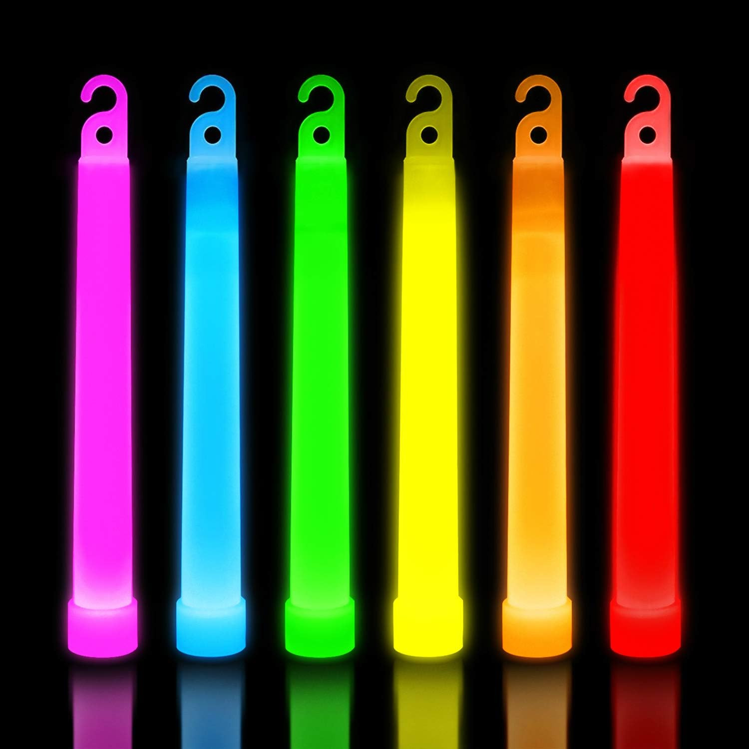 30 Ultra Bright Glow Sticks in Bulk – Multi Use Glowsticks for Parties, Campi…
