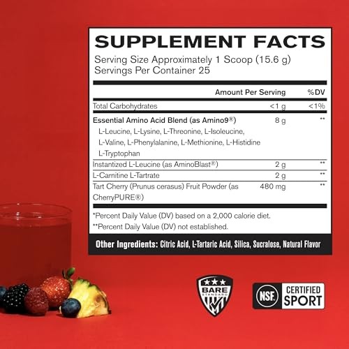 BARE PERFORMANCE BPN Recover Post-Workout Amino Acids Drink Mix